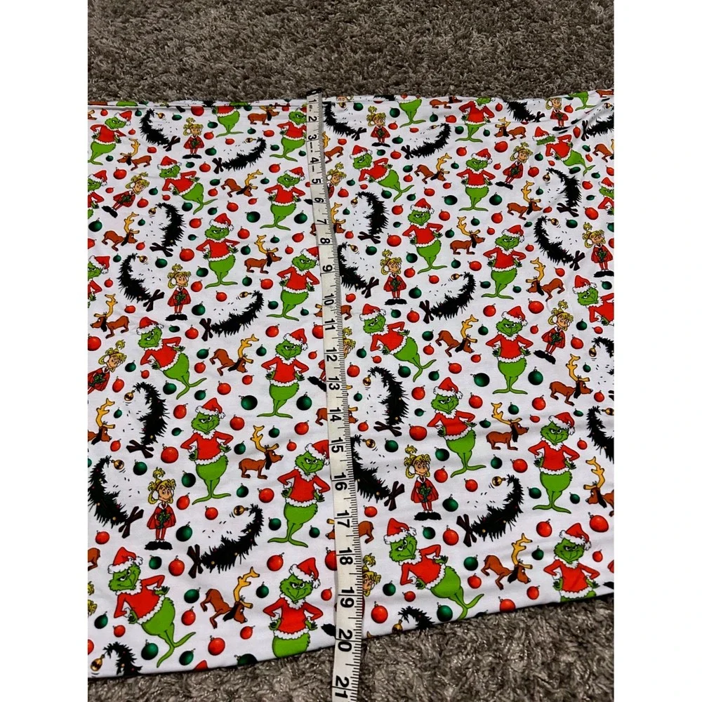 Bundle of Joy Company Grinch‎ Christmas All Over Print pillow case soft White