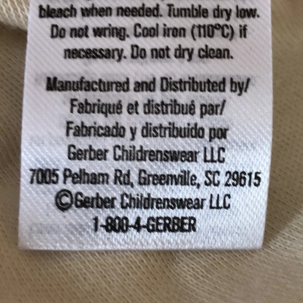 Gerber this onesie