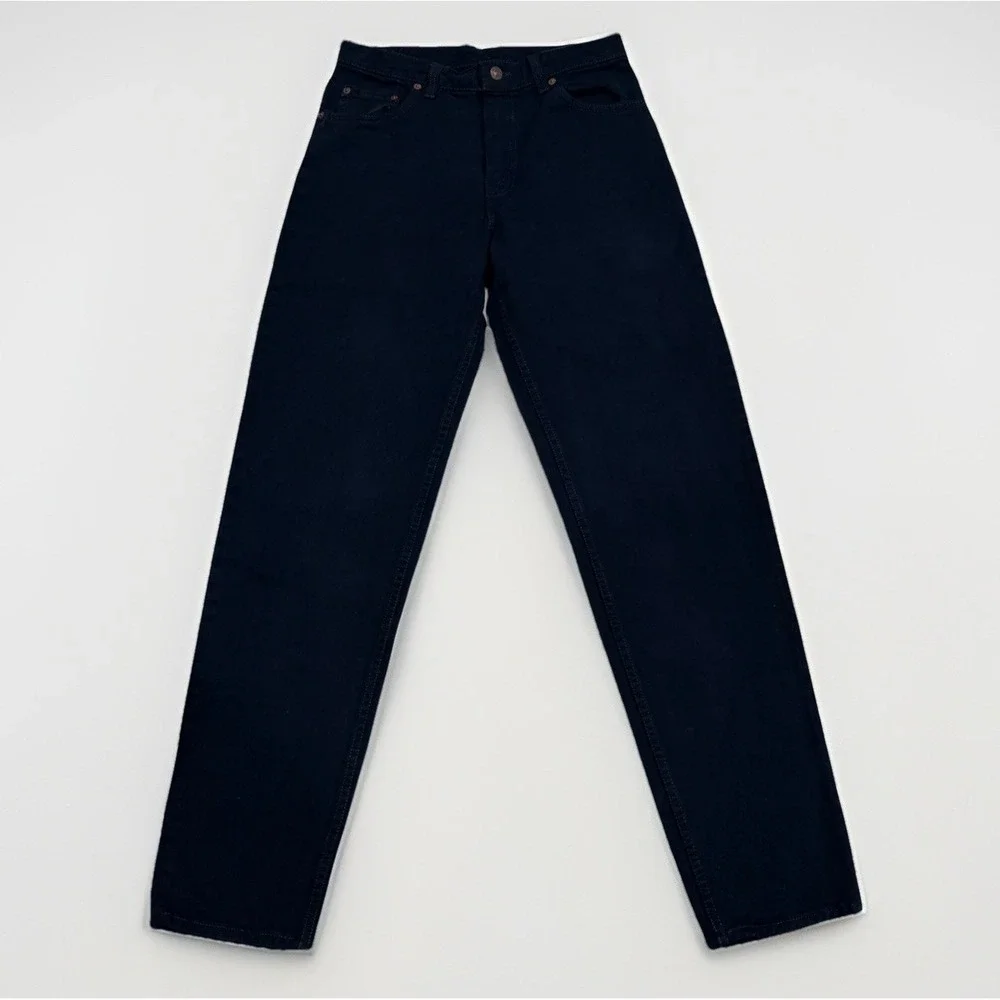 Vintage 90s Levi's 550 Men's Relaxed Fit Tapered Leg W30 x L34 Dark Wash Y2K