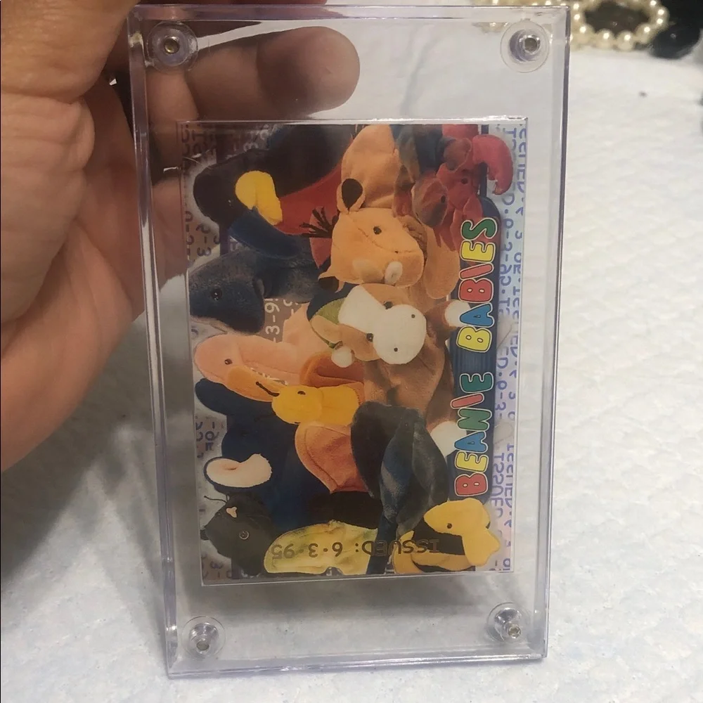 Ty Beanie Babies Collector Display Card - Multicolored Plush Characters