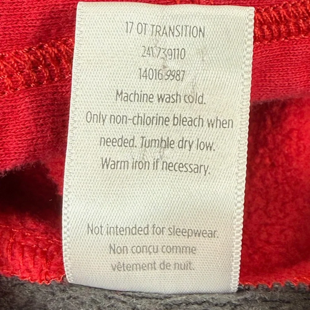 GYMBOREE Baby Boys’ Red Baseball Pocket Slugger Raglan‎ Full Zip Hoodie 6-12M