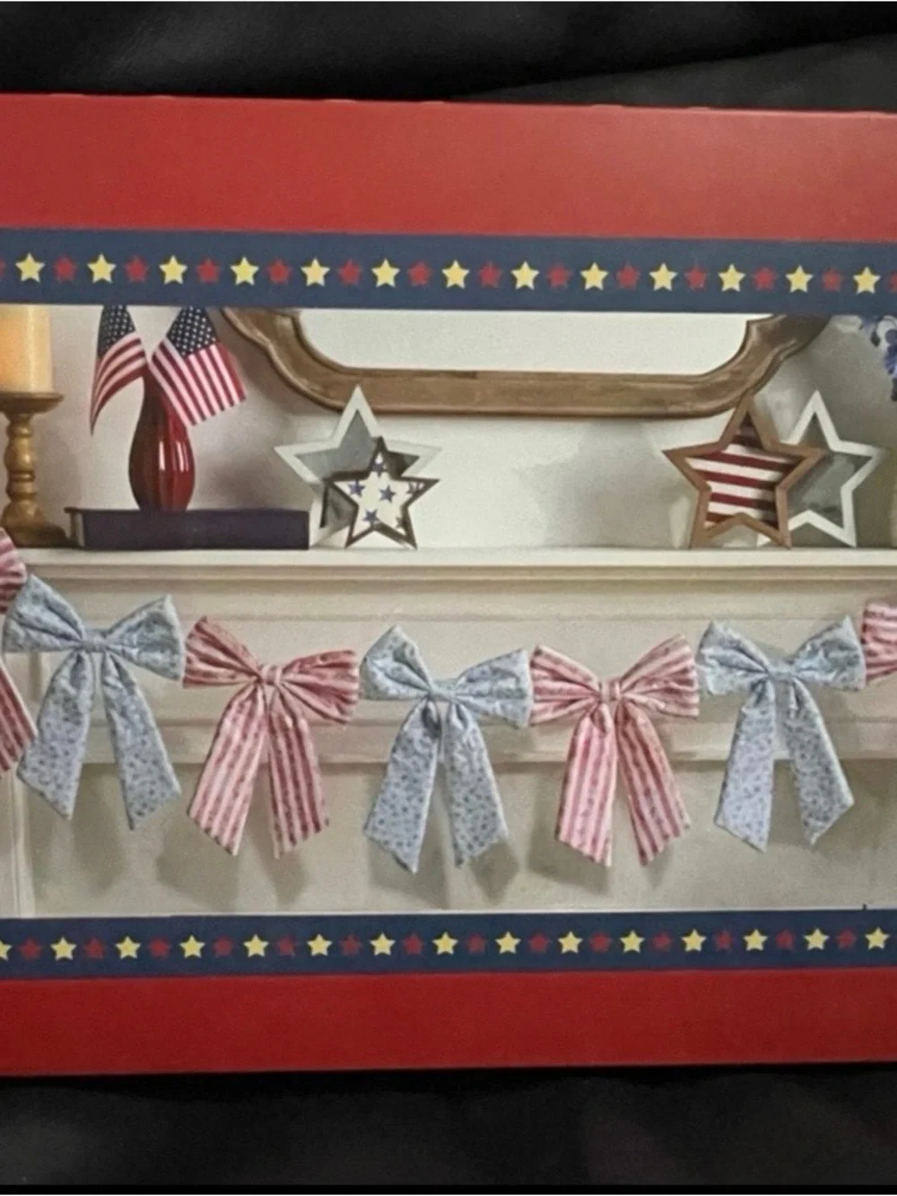 Stars & Stripes patriotic garland