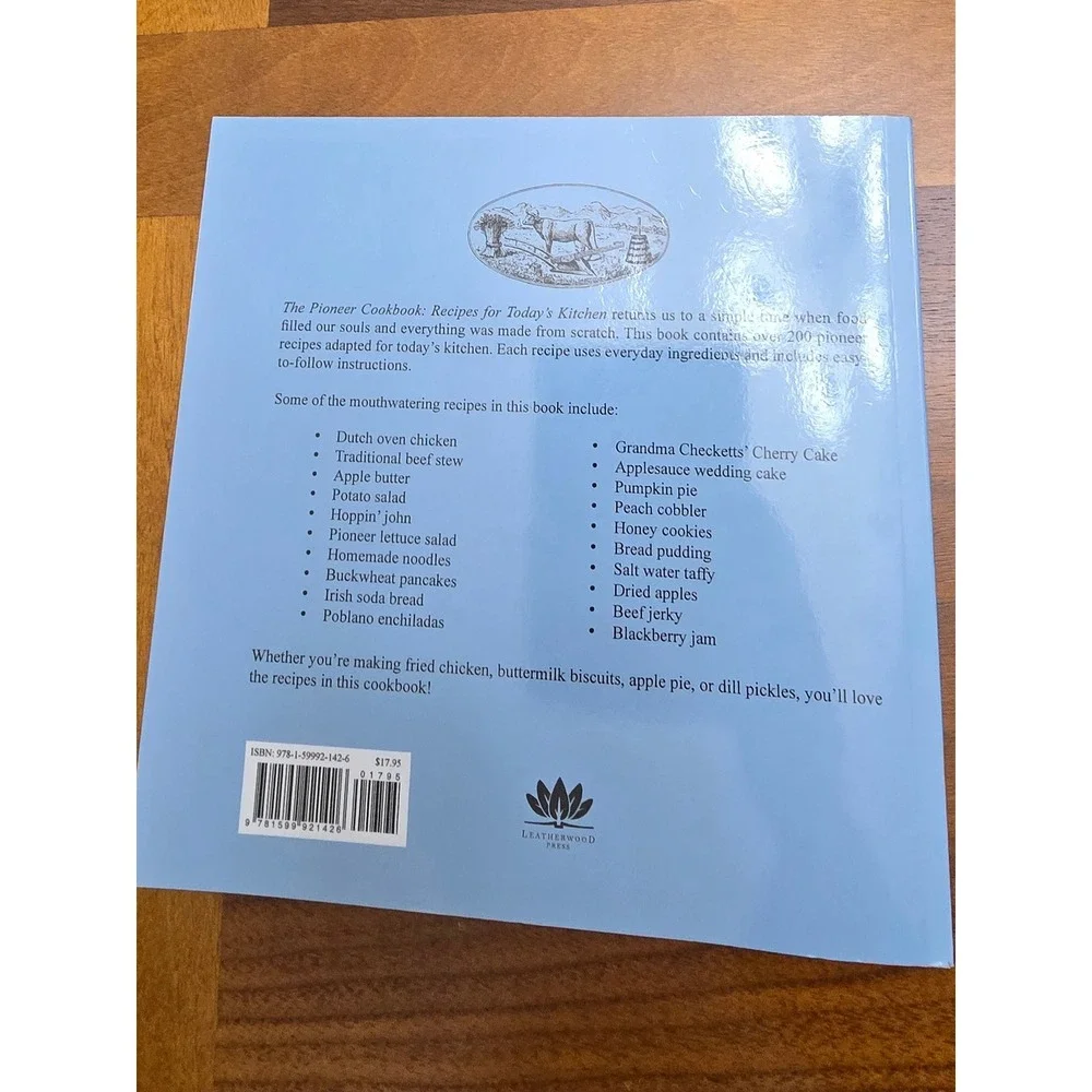 Miriam Barton pioneer cookbook