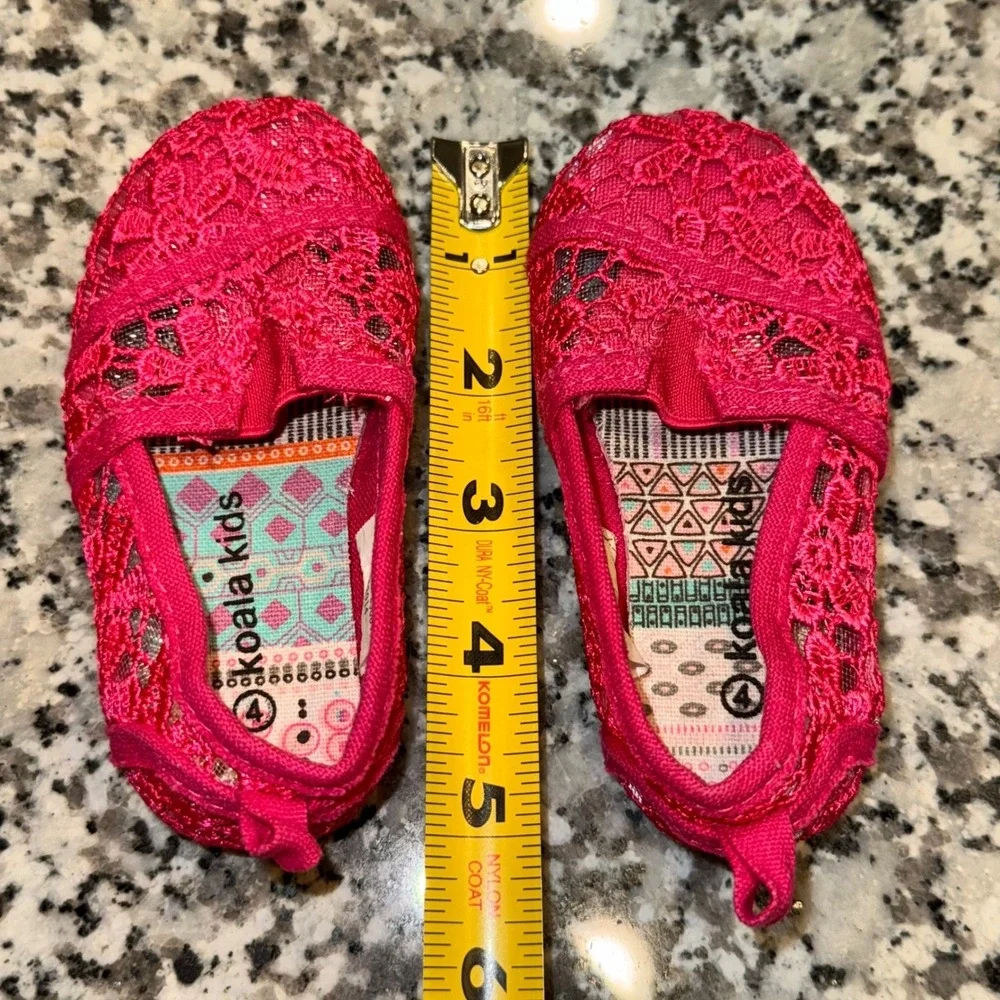 Baby / Toddler Shoes Set of 2 - Koala Kids Pink Lace Shoes & Glitter Flip‎ Flops