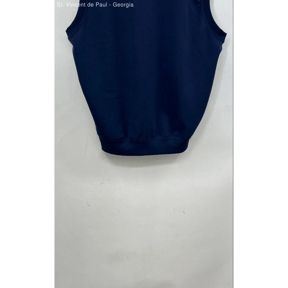 F&G Tech Full Zip Golf Vest Men's Size Large Blue NWT