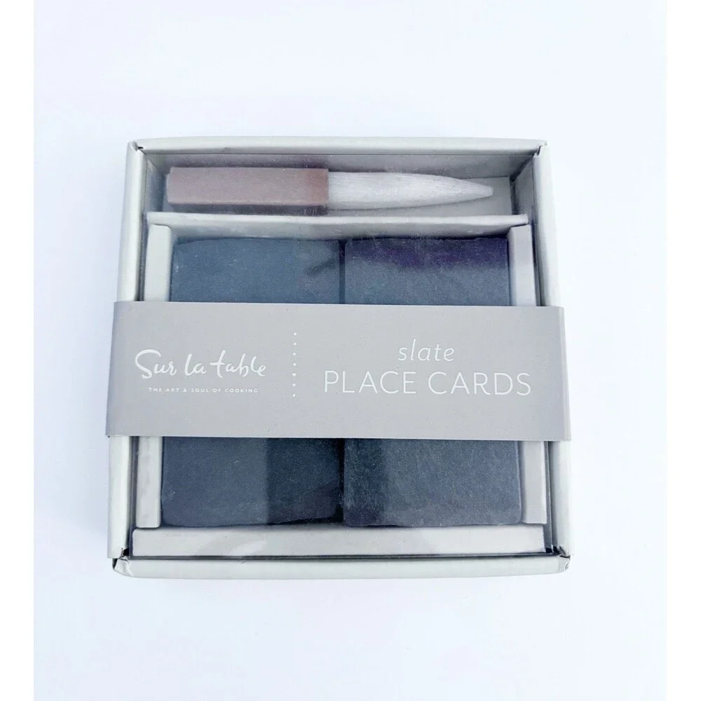 Sur La Table Slate Place Cards Set Of 4