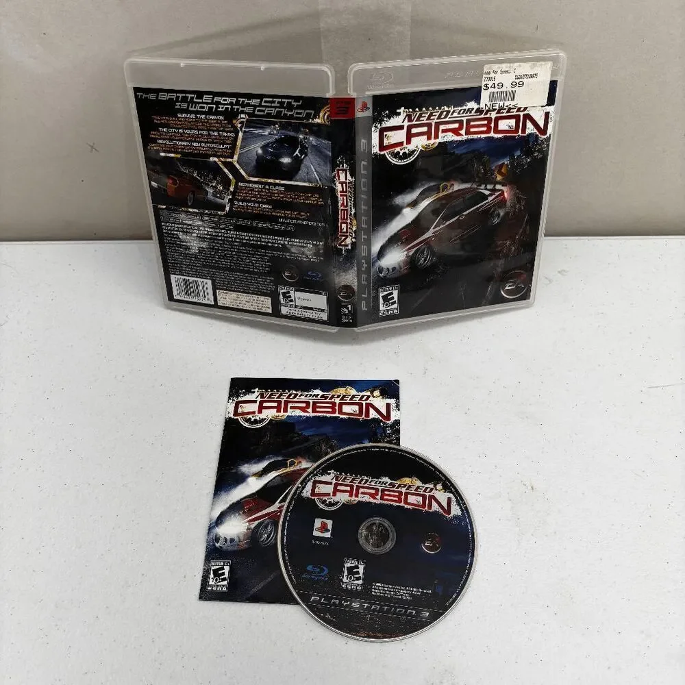 Need for Speed Carbon PS3 PlayStation 3 Complete - Excellent Cond