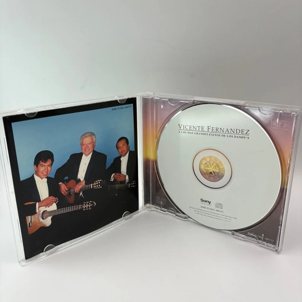 Vicente Fernandez Y Los‎ Mas Grandes Exitos De Los Dandys CD 1999 Sony RMK 83186