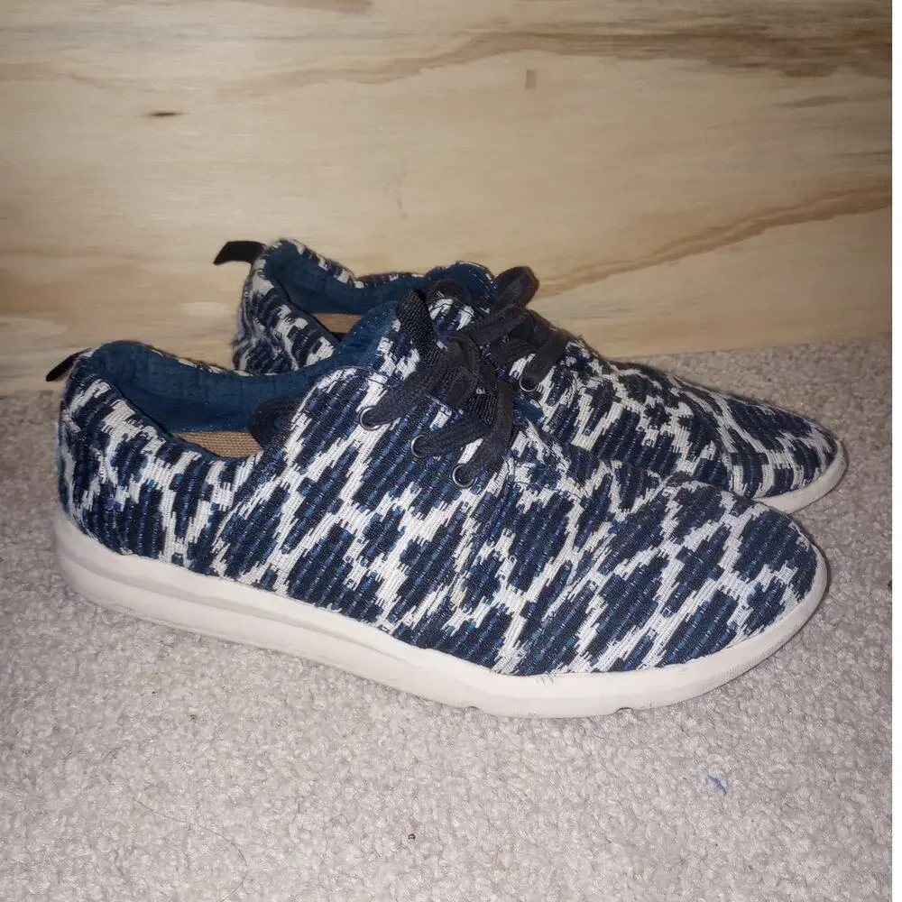 Women's‎ Toms Aztec 7 Del Rey Tribal Sneakers Shoes