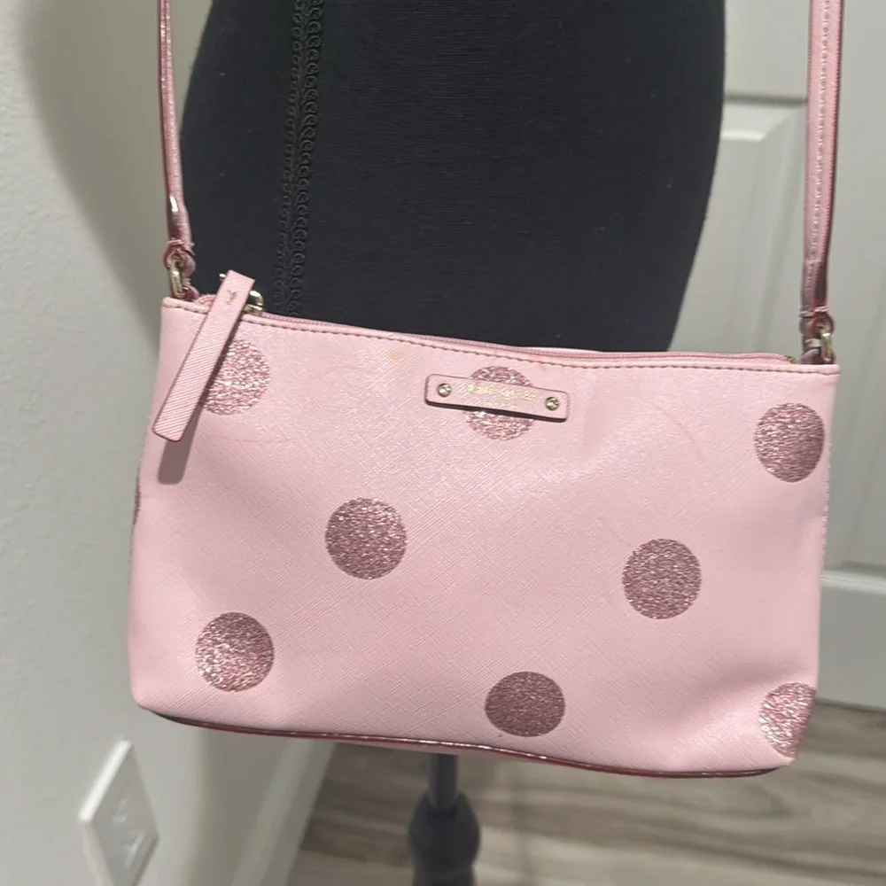 Kate spade glitter crossbody bag NWOT