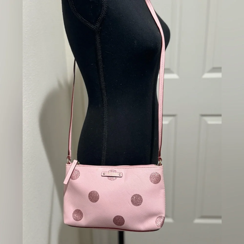Kate spade glitter crossbody bag NWOT
