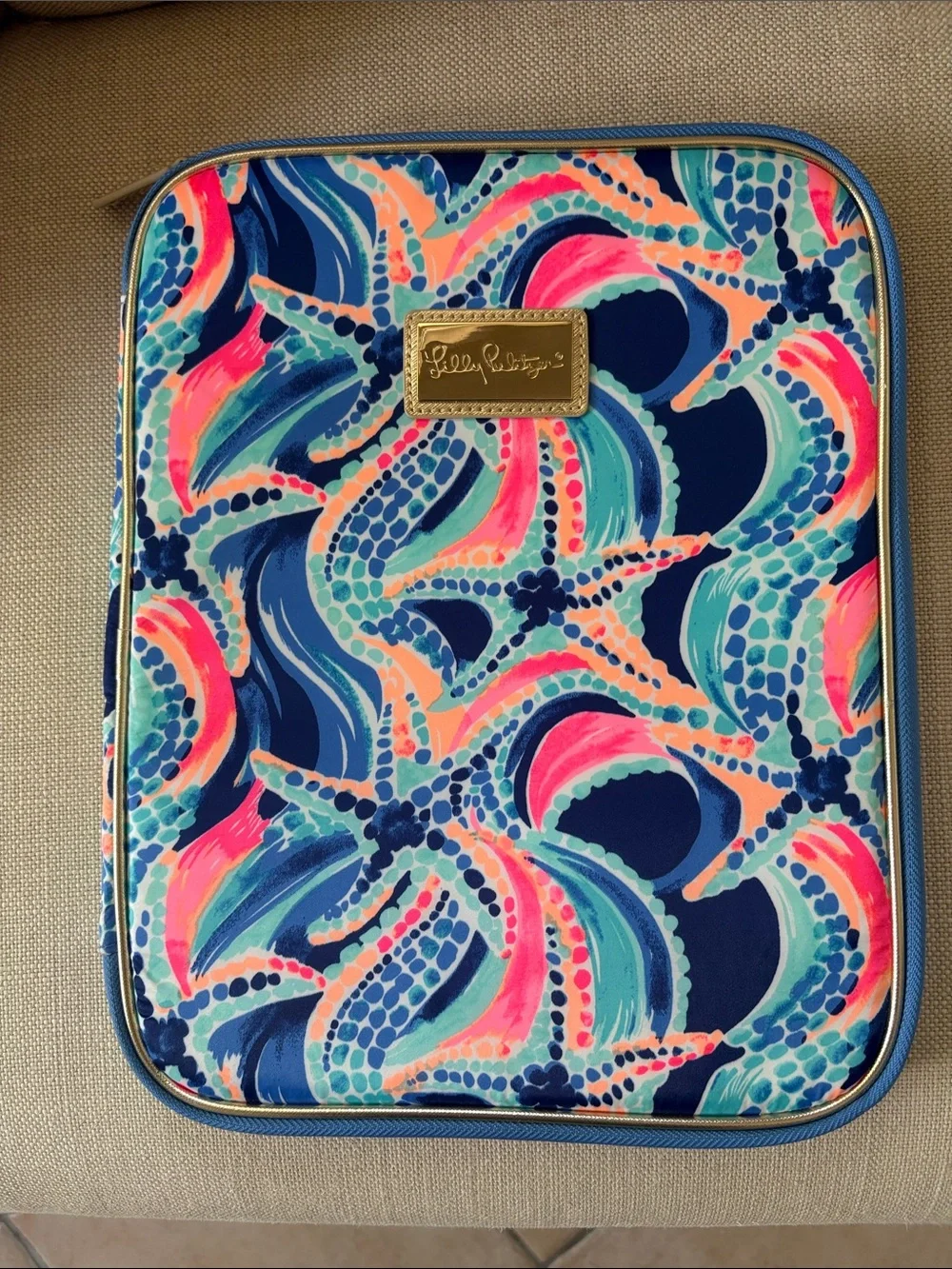 Lilly Pulitzer colorful wave