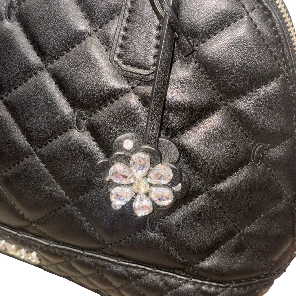 Guess black quilted
