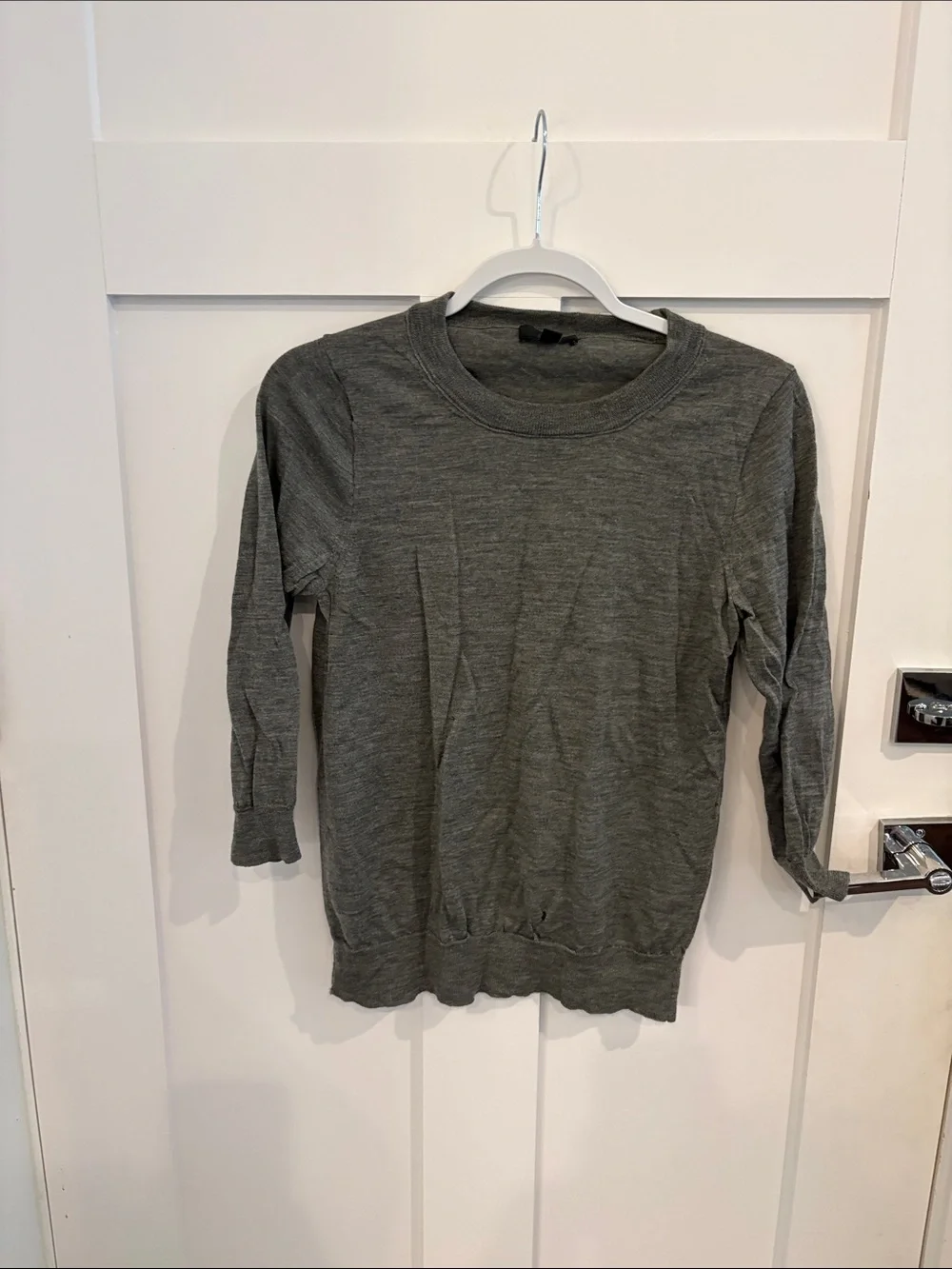 J. Crew Gray Crewneck Sweater