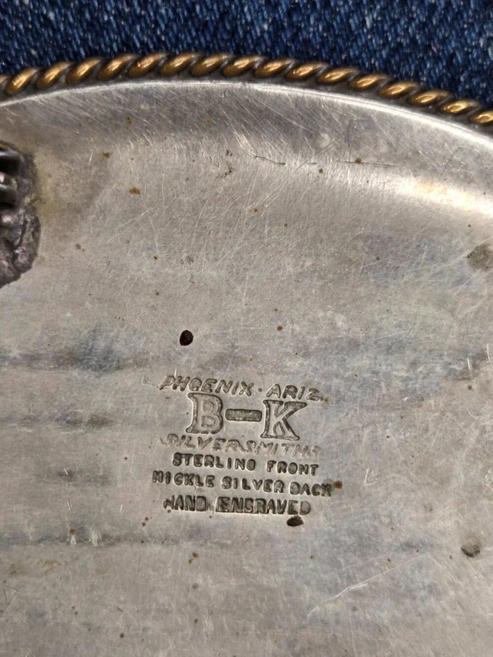 B-K Silversmith vintage silversmith