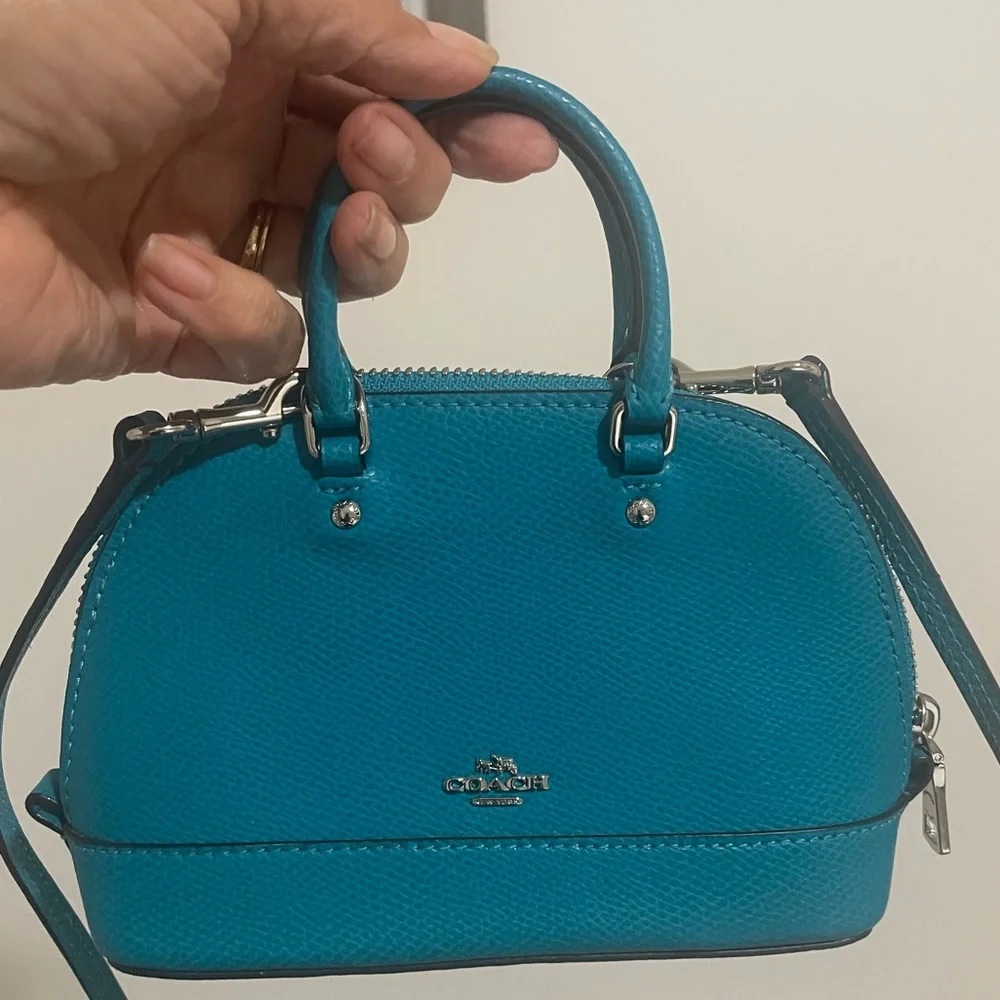 Coach teal aqua