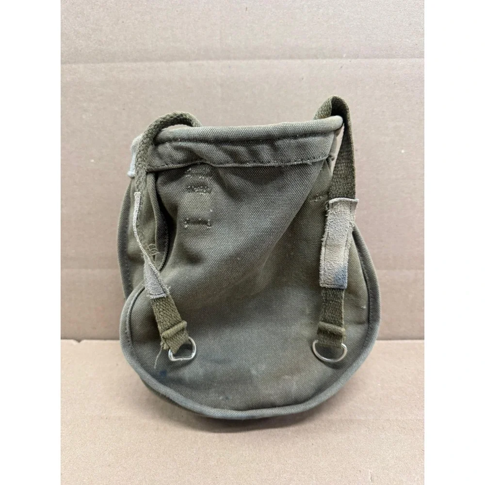 Vintage 80s Foster Co. Telephone Lineman Tool Canvas Bucket Bag Olive Green