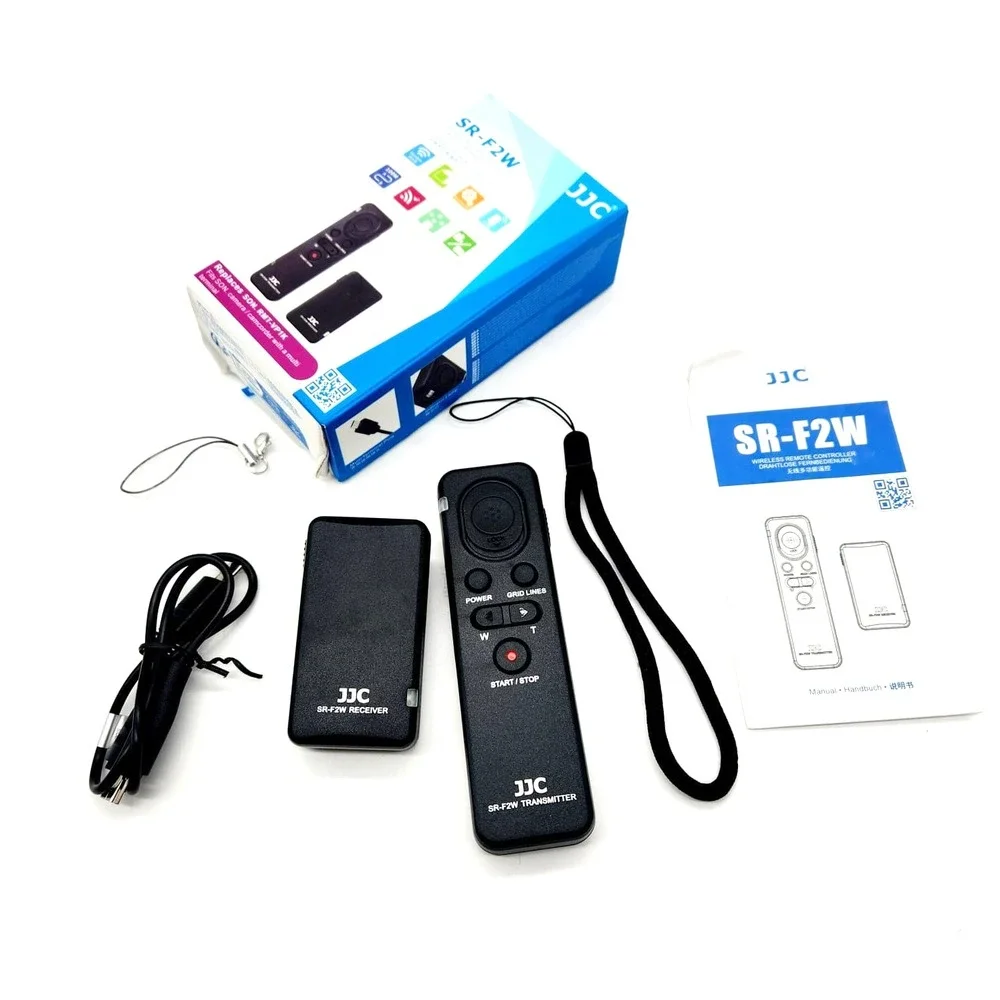 JJC Wireless Remote RMT-VP1K for Sony A7IV A9III FX30 A6400 AX43 HDR-CX900‎