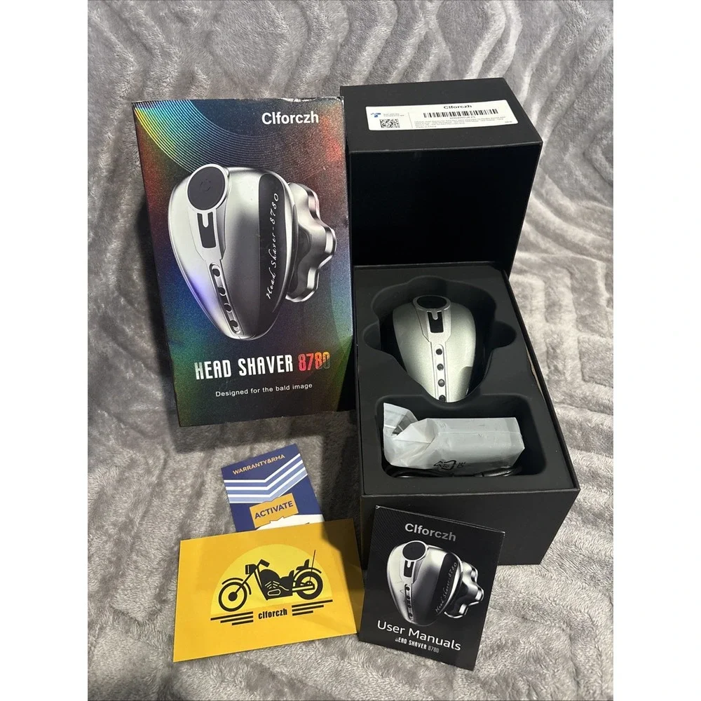 CLFORCZH Professional Electric Head Shaver with 7D Magnetic Technology