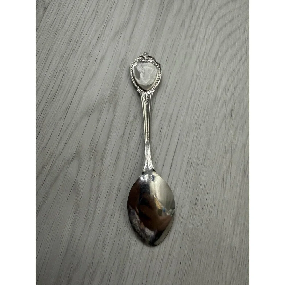 Pittsburgh Pennsylvania Souvenir Spoon Enamel Shield Cathedral Vintage