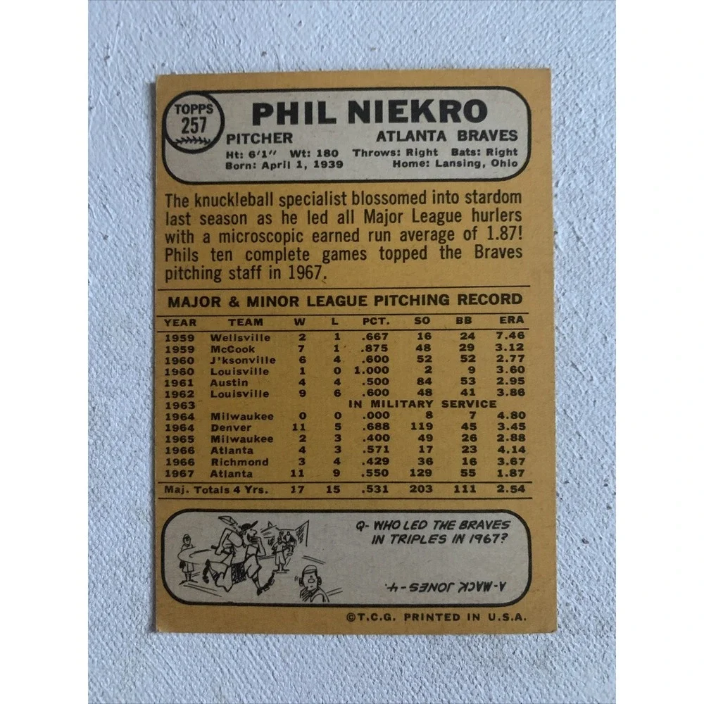 N/A 1968 topps
