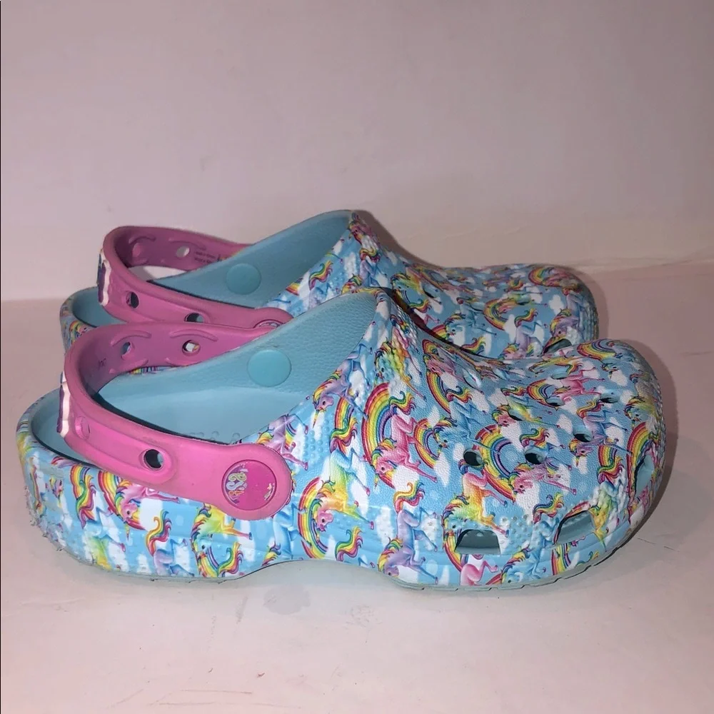 CROCS lisa frank