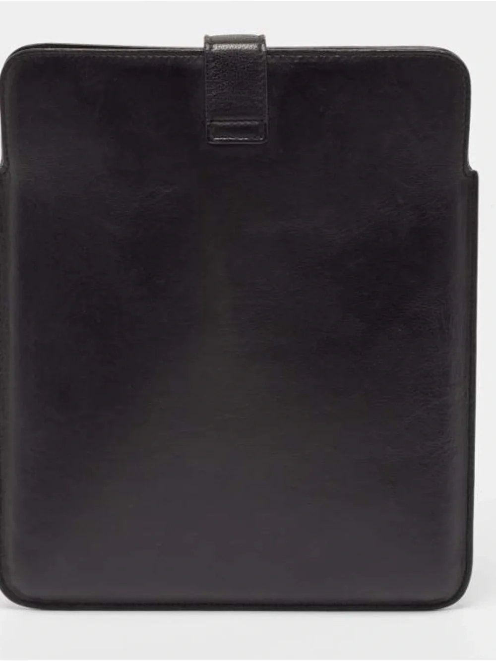 Alexander McQueen Leather iPad Sleeve with Gold Skull