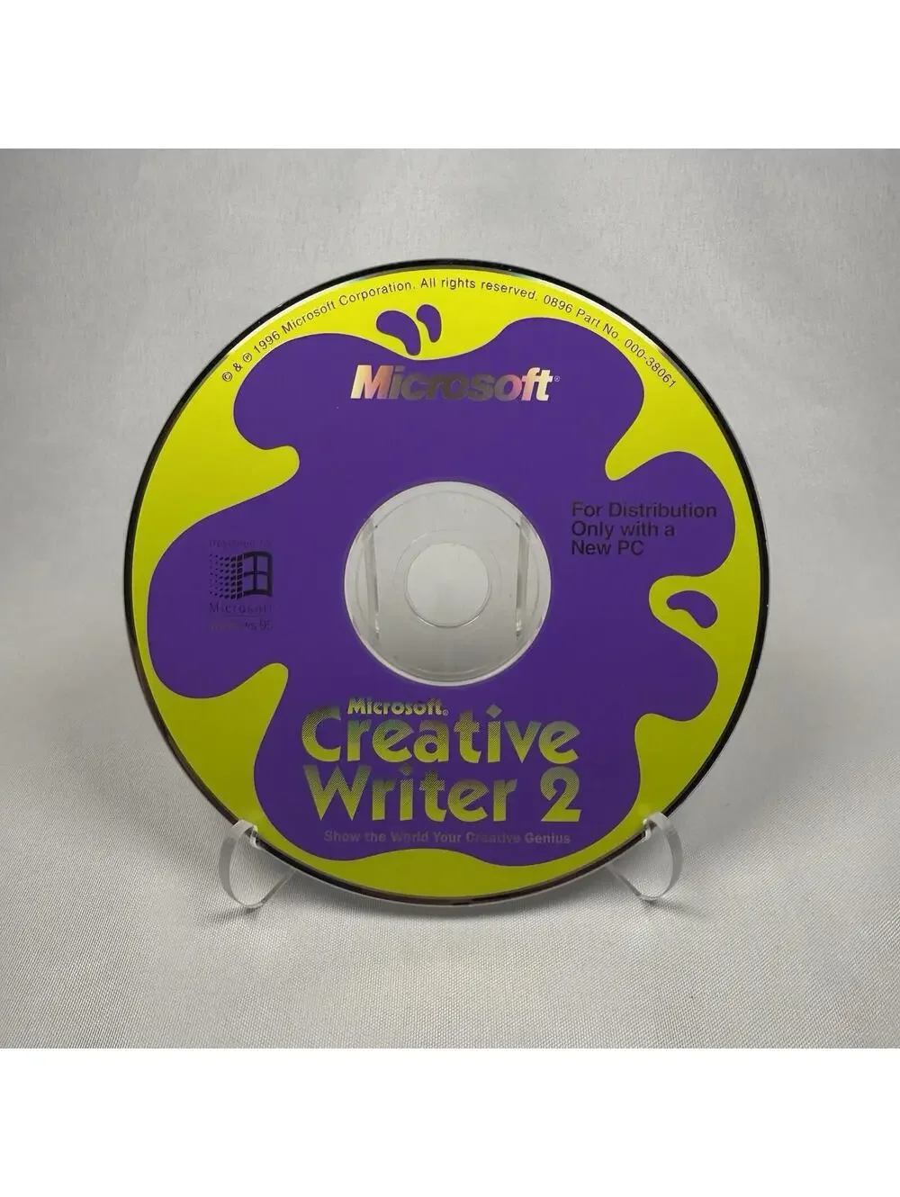 Vintage Microsoft Creative Writer 2.0 CD-ROM 2000