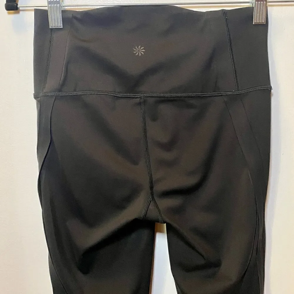 ATHLETA High Gear 7/8 Tight Leggings Black Women’s Size XSP