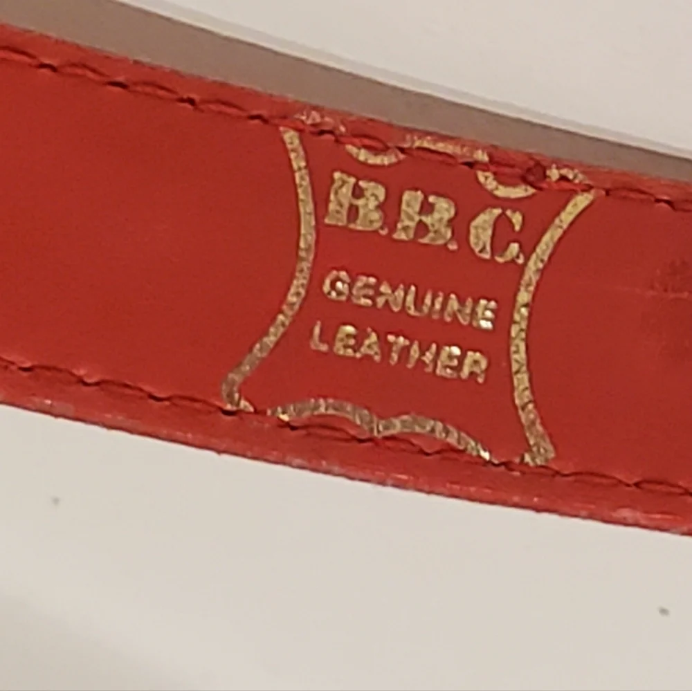 Vintage B.B.C. Genuine Leather Spain rare vintage