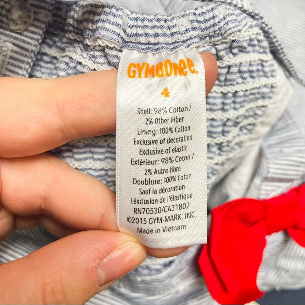 Gymboree bow msrp red