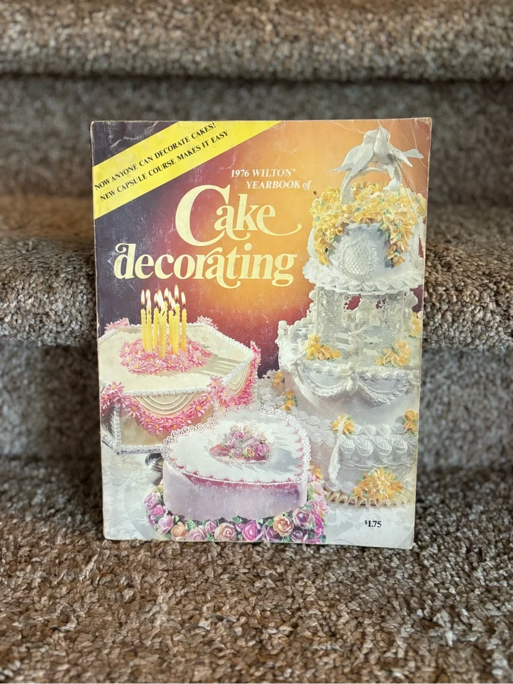 Wilton Cake Decorating Yearbook — White, Pink, Yellow Designs