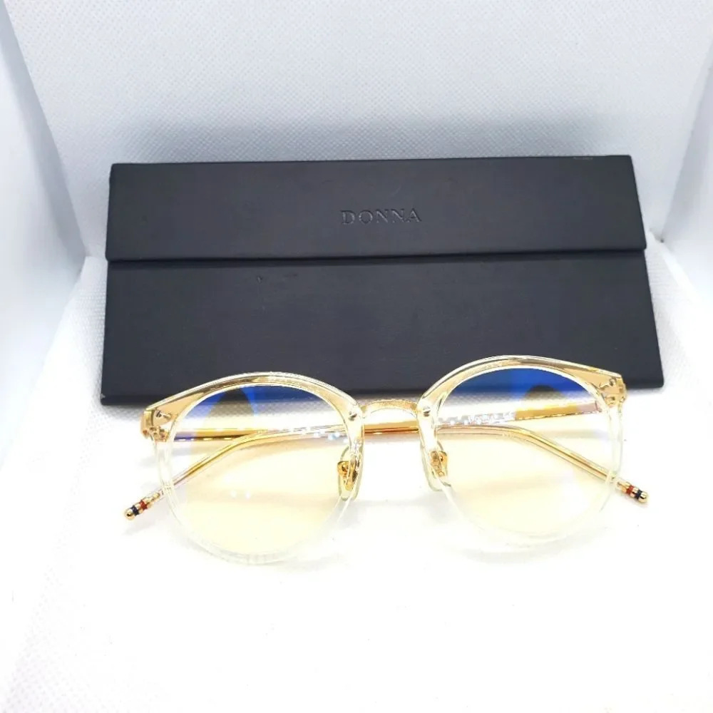 Donna Gold & Clear Glasses