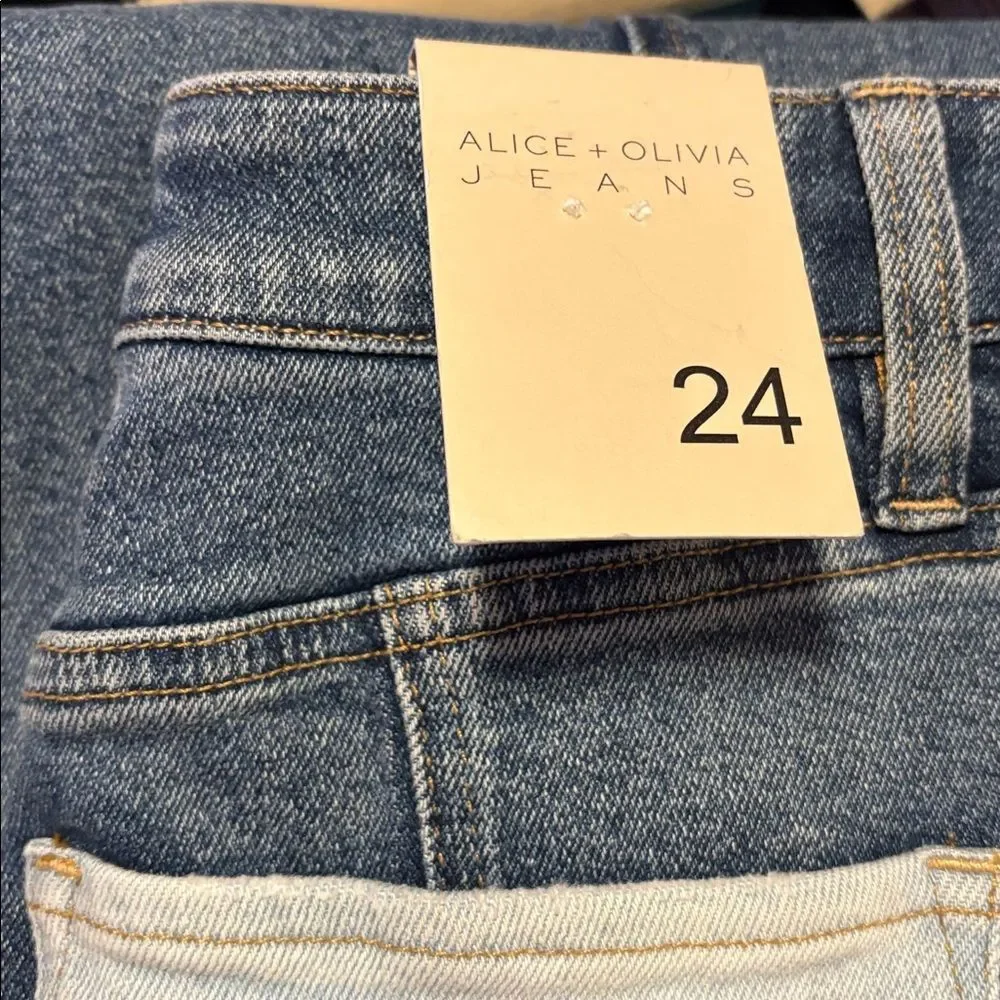 Alice + Olivia crafted denim