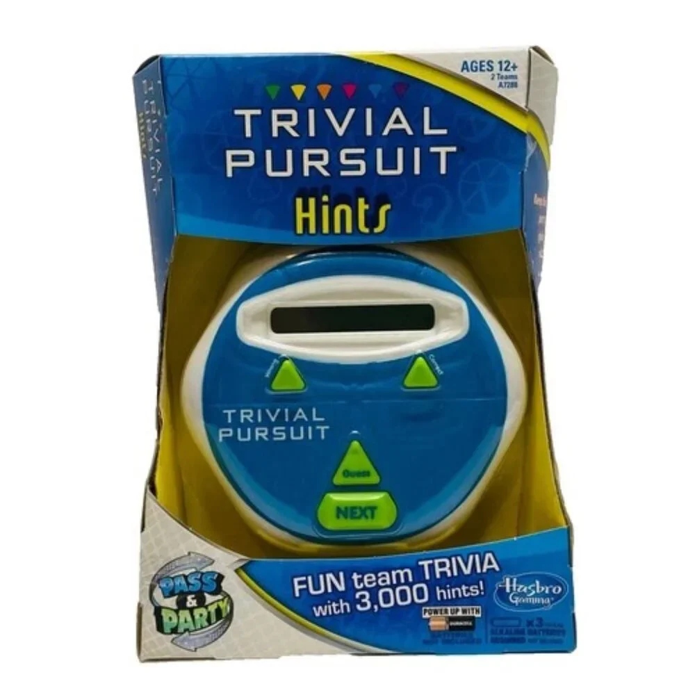 Hasbro Trivial Pursuit Hints Electronic Handheld Travel Game‎ Sealed