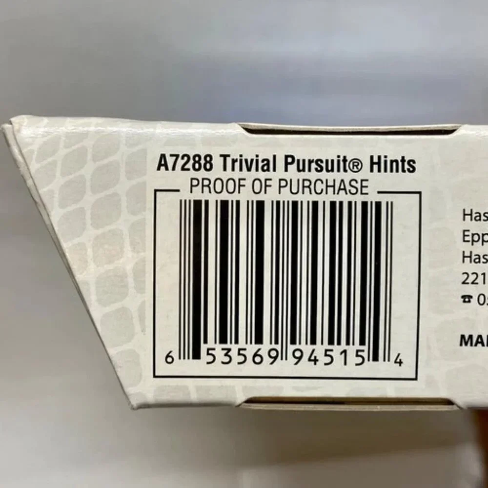 Hasbro trivial pursuit