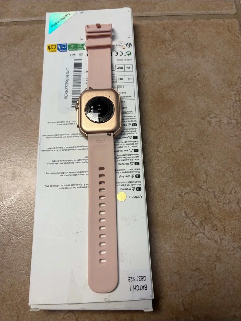 Smart Watch comfortable soft includes