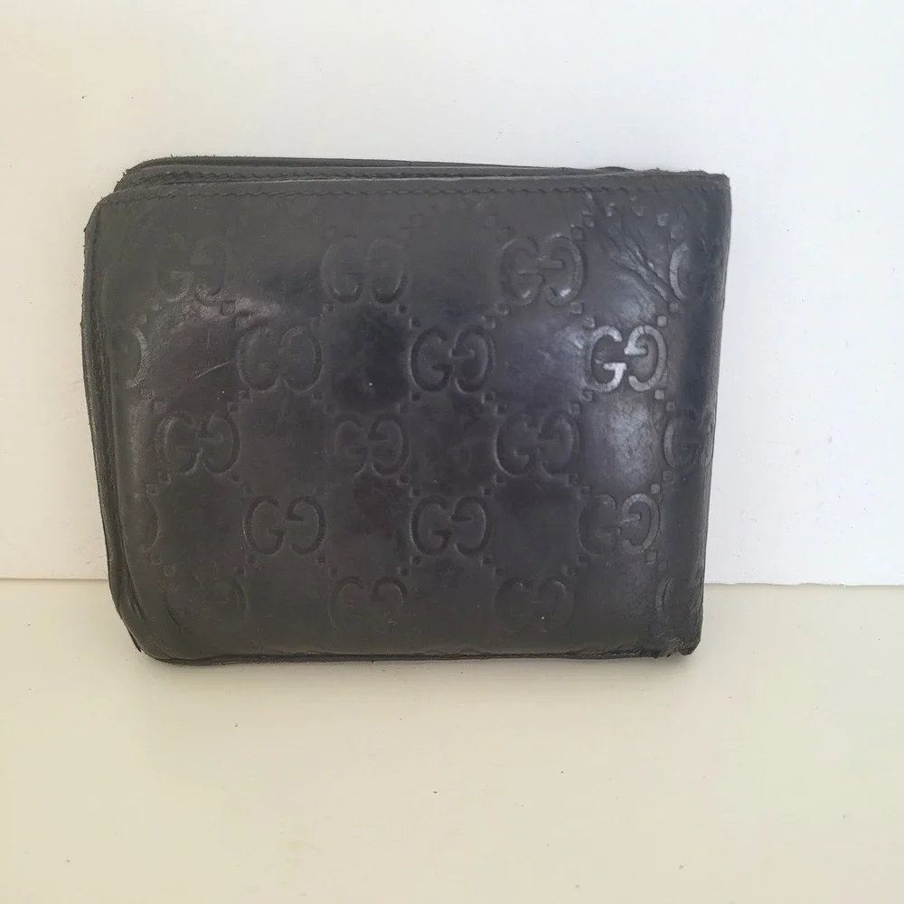 Gucci guccissima bifold