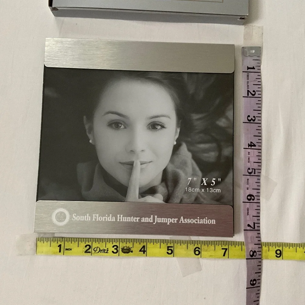NIB Table Top 5x7” Photo Frame Silver