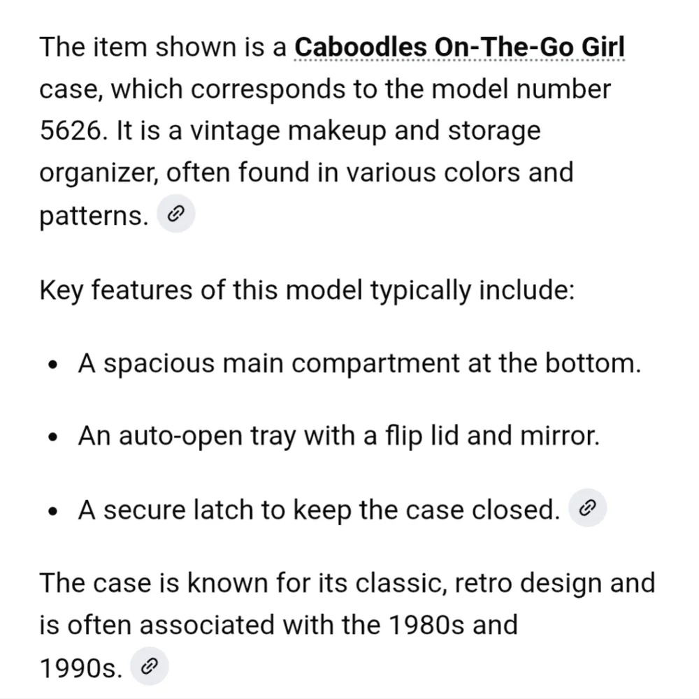 Caboodles teal plastic