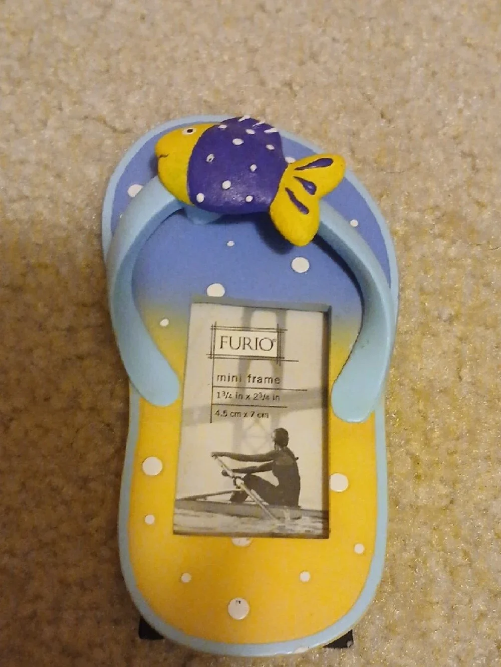 Target Blue and Yellow Fish Accent Picture Frame