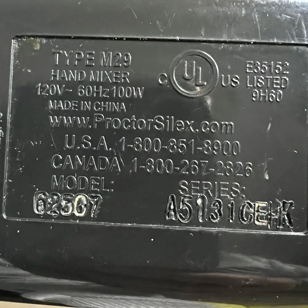 Proctor Silex brand proctor
