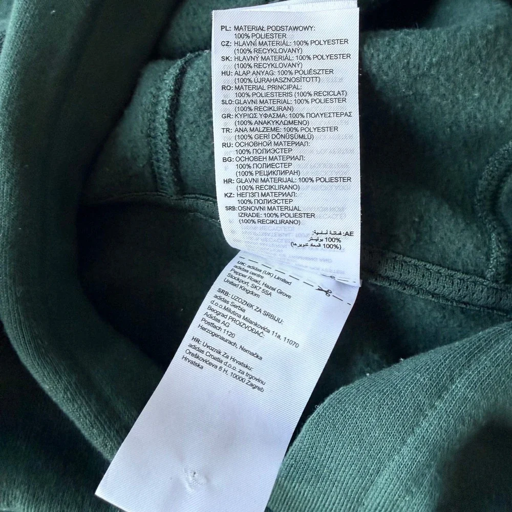 adidas mens zippered