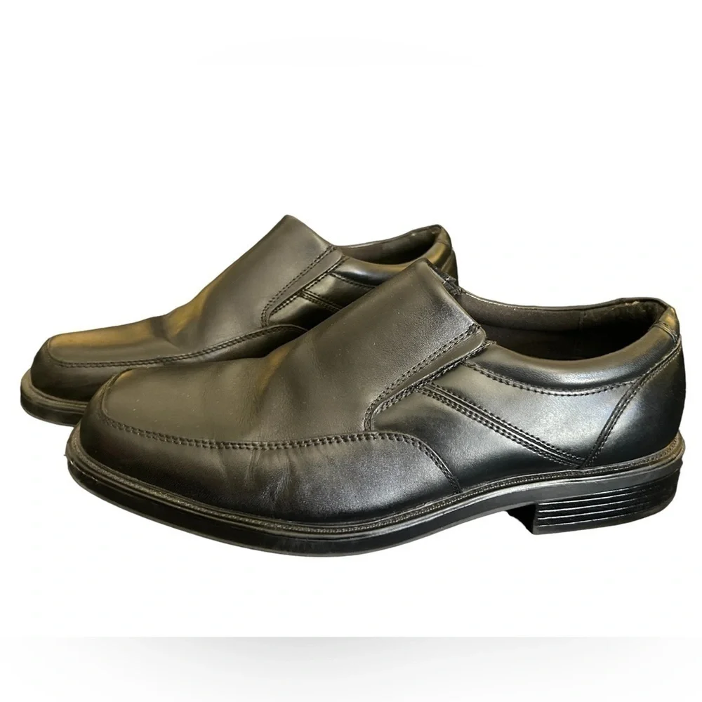 Dockers Men's Emptor Loafer Slip On Black Leather Size 10.5W