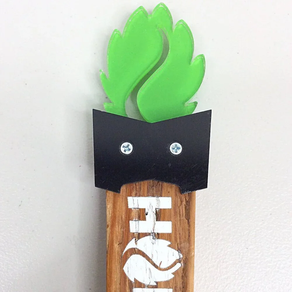 Hop‎ Valley Beer Tap Handle Wood Eugene Oregon 12