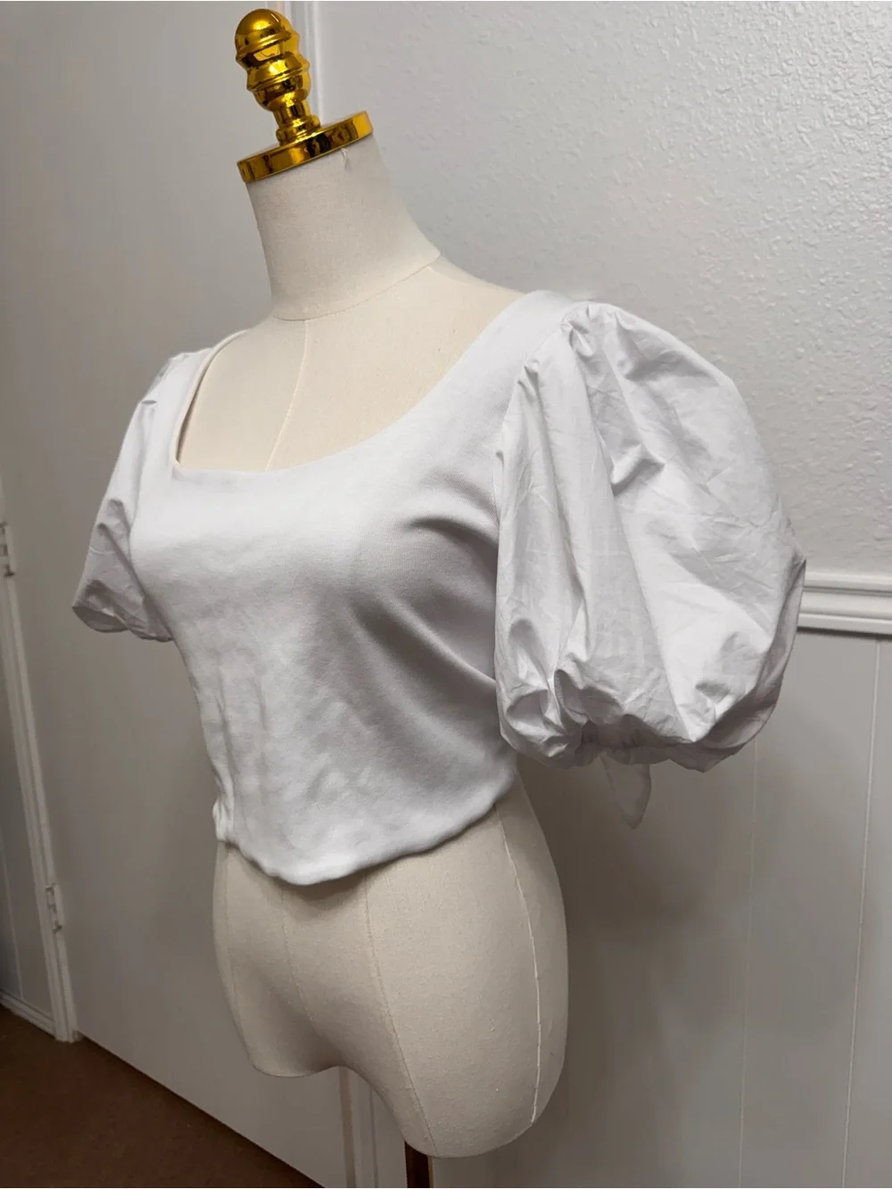 Anthropologie crisp white