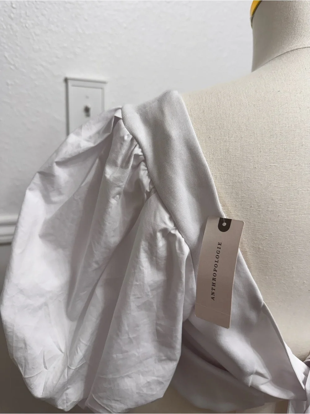 Anthropologie crisp white
