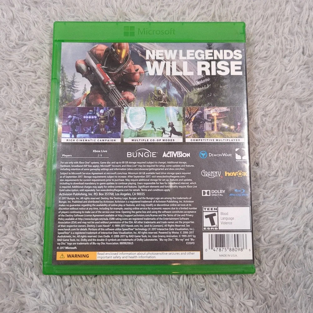 Microsoft destiny xbox