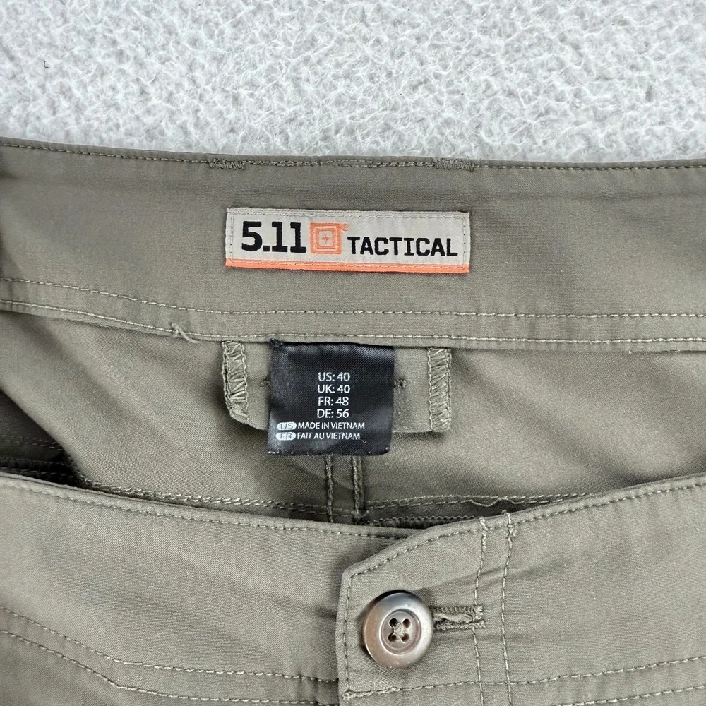 5.11 Tactical Base Short Mens Size‎ 40 Green Lightweight 9.5