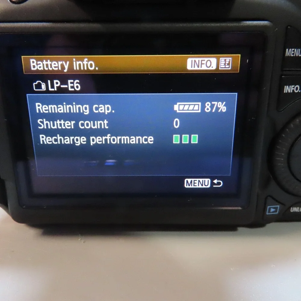 Canon camera battery